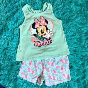 Girls 2 Piece Minnie Mouse Outfit 🌴